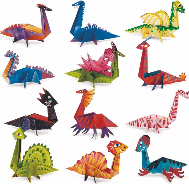 Actual product image Ludattica Easy Origami - Dinosaurs
