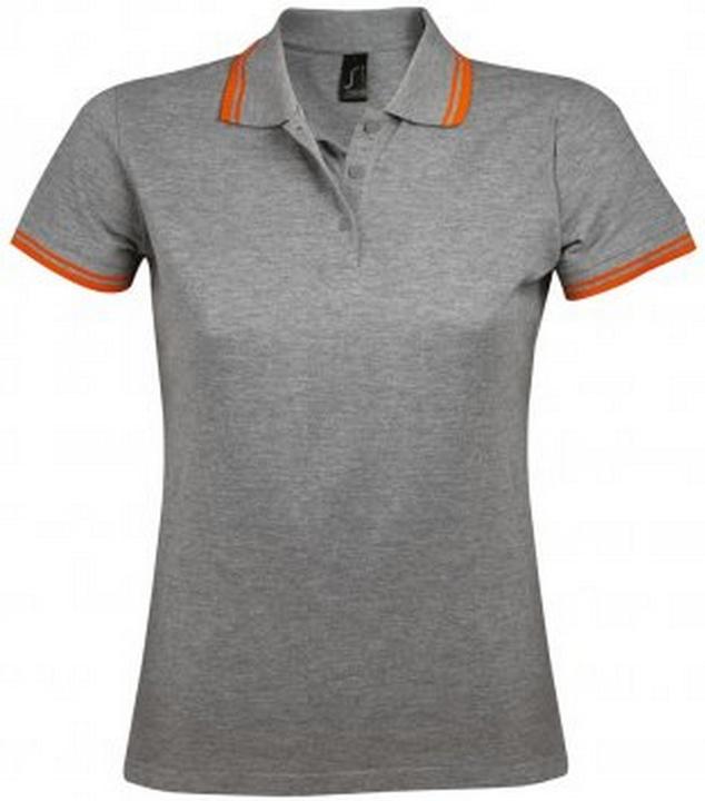 Heather grey, Orange