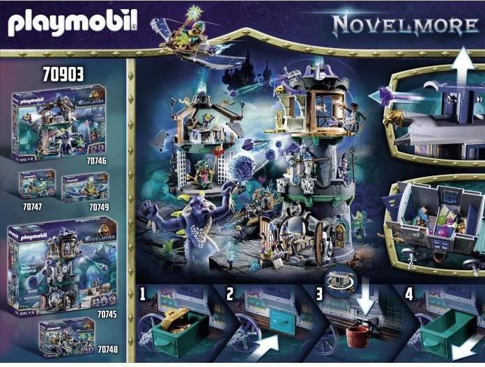 Produktbild Playmobil Violet Vale Händlerkutsche (70903, Playmobil Novelmore)