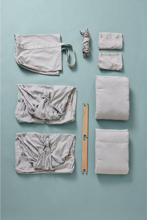 Image du produit Membantu Kit avec support avec berceau à ressort Jumeaux Premium et moteur LeeLo01 (Cozy Cradle)