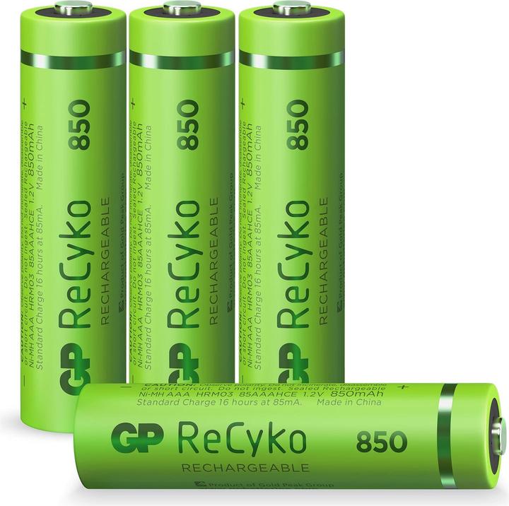 Actual product image GP Batteries ReCyko (4 pcs., AAA, 850 mAh)