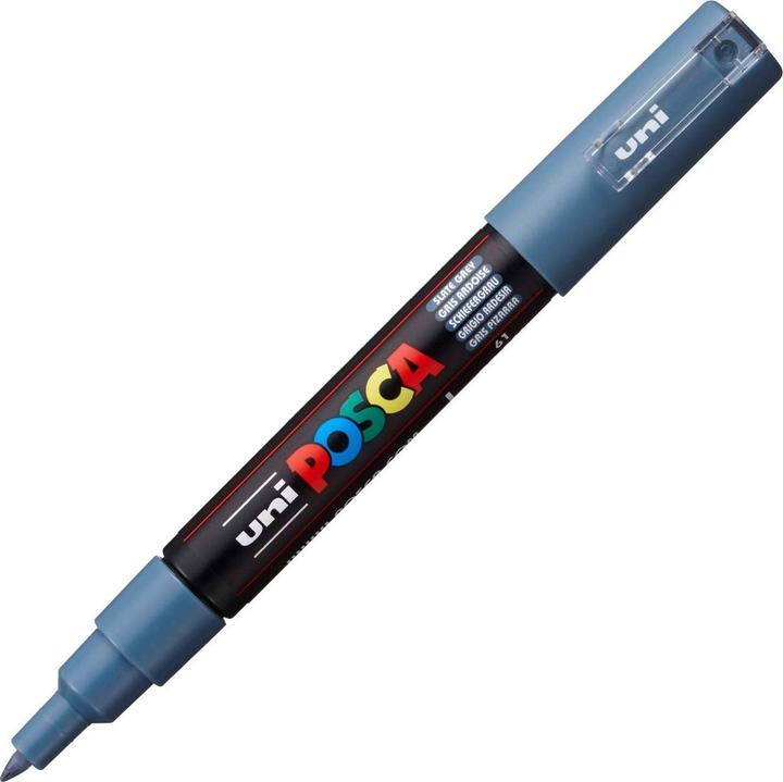 Actual product image Posca Marker PC-1M round tip (Grey, 0.70 mm, 1 x)