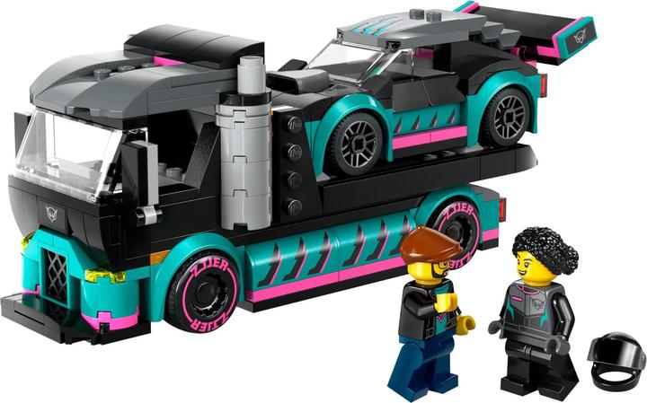 Produktbild LEGO Autotransporter mit Rennwagen (60406, LEGO City)