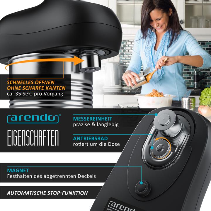 Image du produit Arendo Ouvre-boîte électrique