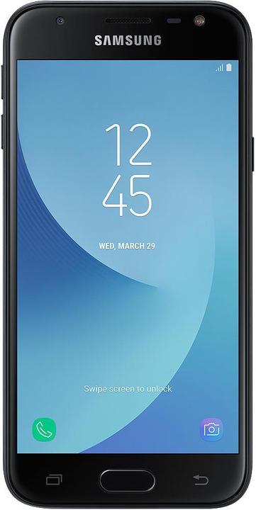 Produktbild Samsung Galaxy J3 (2017) Duos (16 GB, Black, 5", Dual SIM + SD, 13 Mpx, 4G)