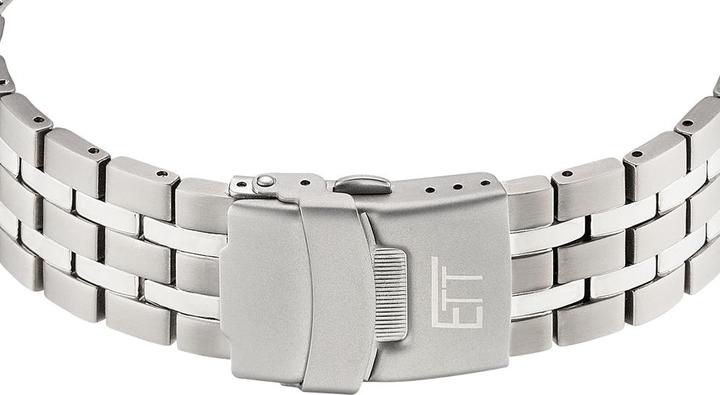 Image du produit ETT EGT-11575-31M Montre Homme Solaire Titane Radio 43mm 10ATM (Chronographe, Montre radio-pilotée, Lunette tournante à gauche, 43 mm)