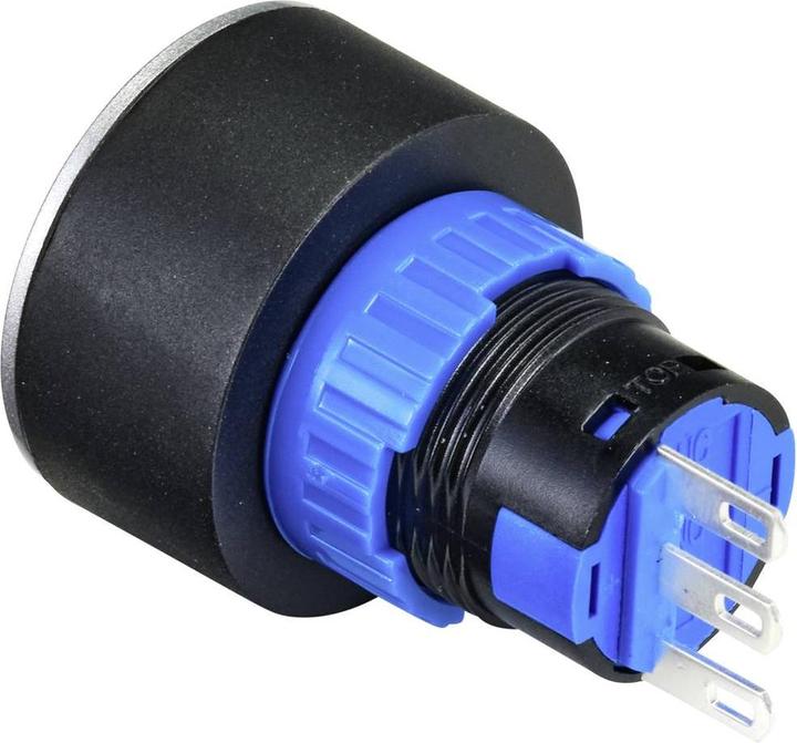 Image du produit Tru Components Bouton-poussoir 250 V/AC 3 A 1 x arrêt/(marche) IP40 à impulsion 1 pc.