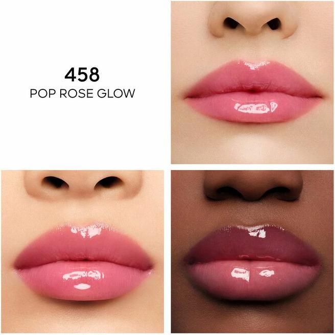 Produktbild Guerlain KissKiss 24 Bee Glow Oil 458 Pop Rose 9.5 ml (458)