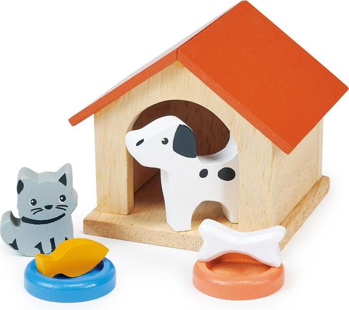 Actual product image Mentari Dollhouse Set - Pet Dog and Cat (MT7632)