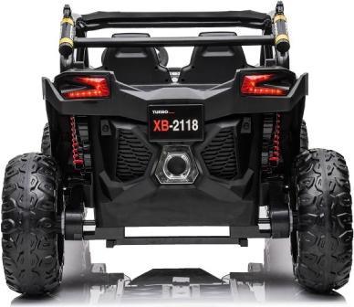 Image du produit Es-toys Kinderfahrzeug schwarz – Elektro Auto „Com 18“ – 24V7A Akku, 4x Motoren - Allrad + 2 Sitzer