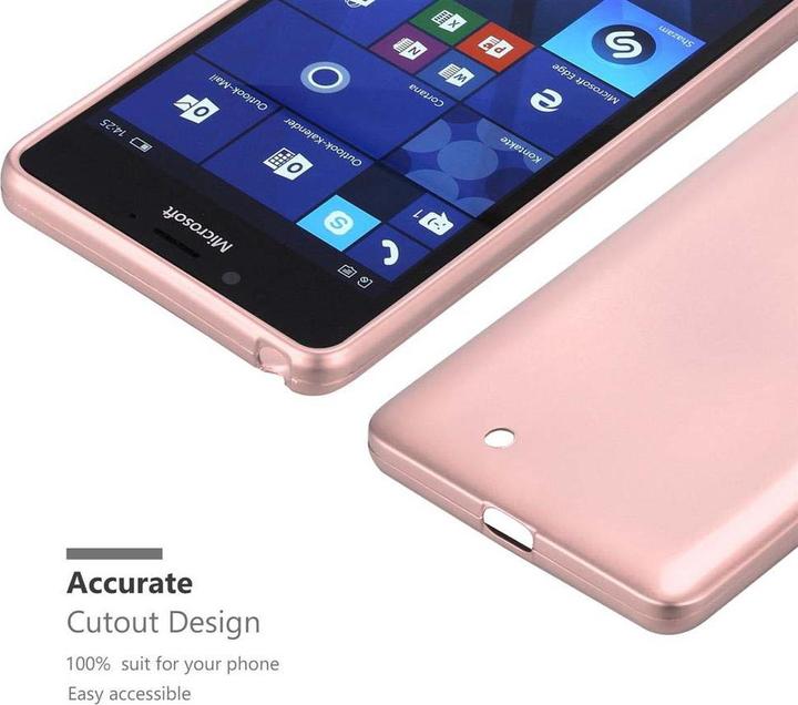 Image du produit Cadorabo Couverture métallique mate TPU (Nokia Lumia 950 XL)