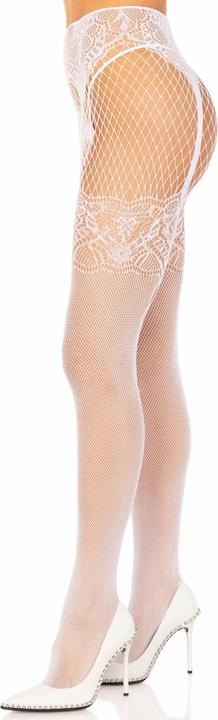 Produktbild Leg Avenue Fischnetzstrumpfhose Mit Rückennaht (One Size)