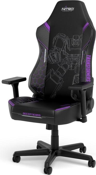 Image du produit Nitro Concepts Chaise de jeu X1000 - Transformers Decepticons Edition
