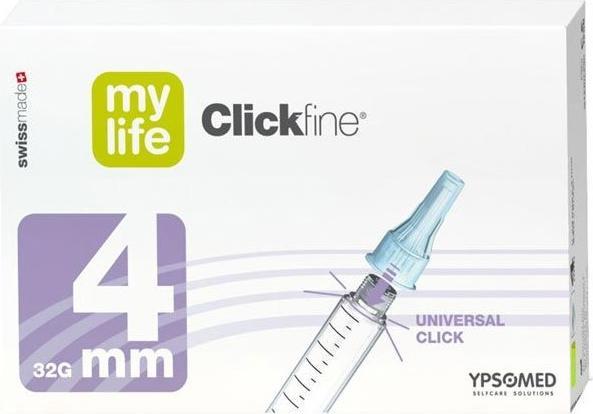 Image du produit Mylife Pen Nadeln 4mm 32G (Aiguilles de stylo + aiguilles jetables)