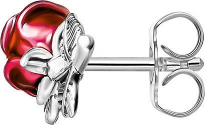 Actual product image Thomas Sabo Roses Romance stud earrings (925 silver, Enamel)