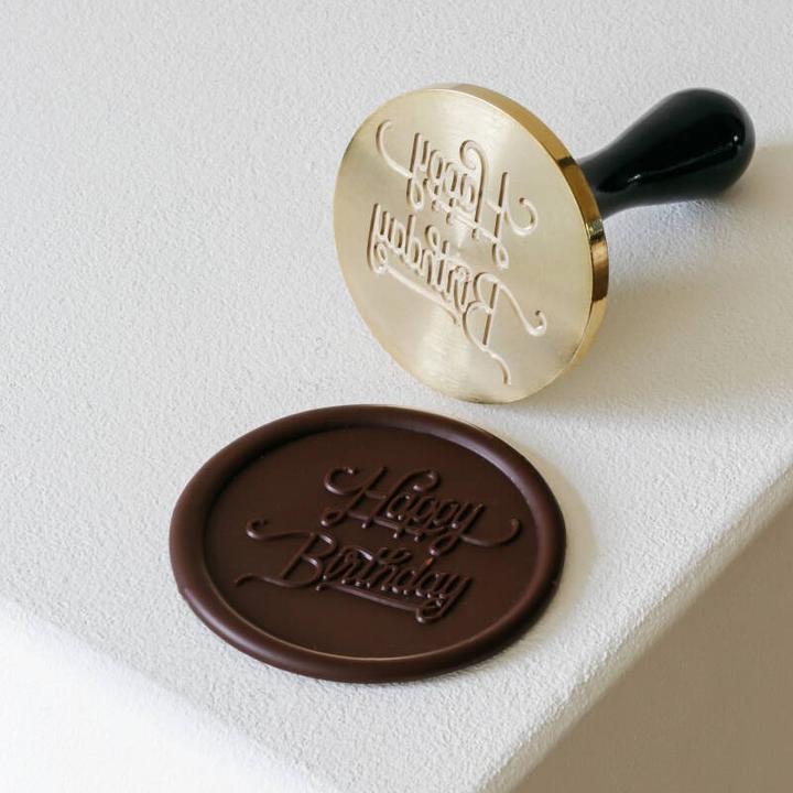 Produktbild Martellato Schokoladenstempel Happy Birthday gross