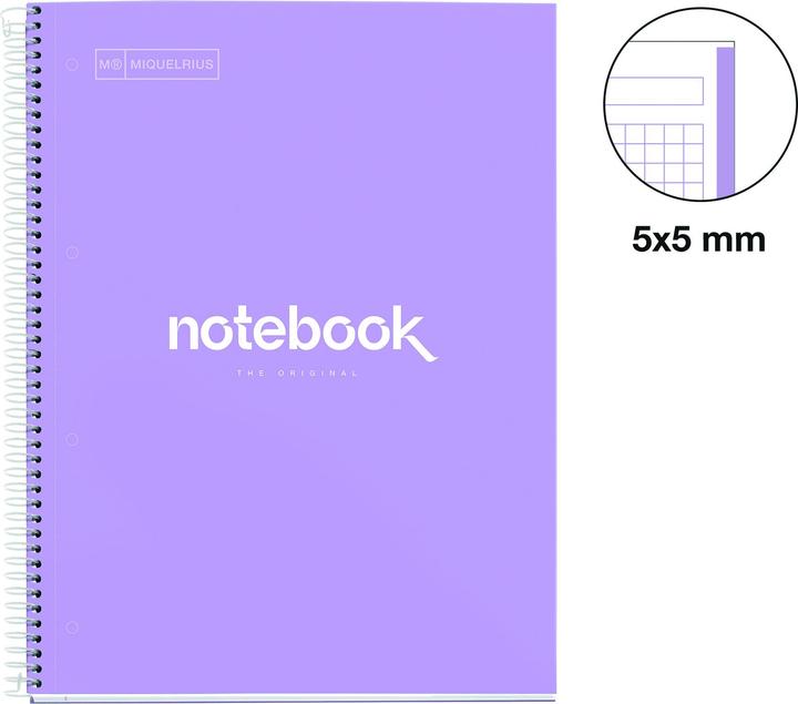 Actual product image Miquelrius Emotions Notebook (A4, Checked, Soft cover)