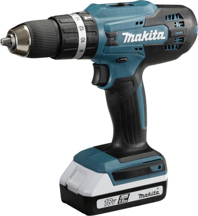 Productafbeelding Makita HP488D009 G-serie accu klopboormachine incl. koffer + 2 accu's (Oplaadbare batterij)
