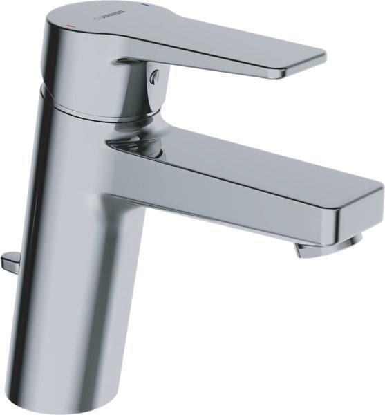 Actual product image Hansa Hansatwist basin mixer, with drain set, projection: 123 mm, 09012283 (Chromed)