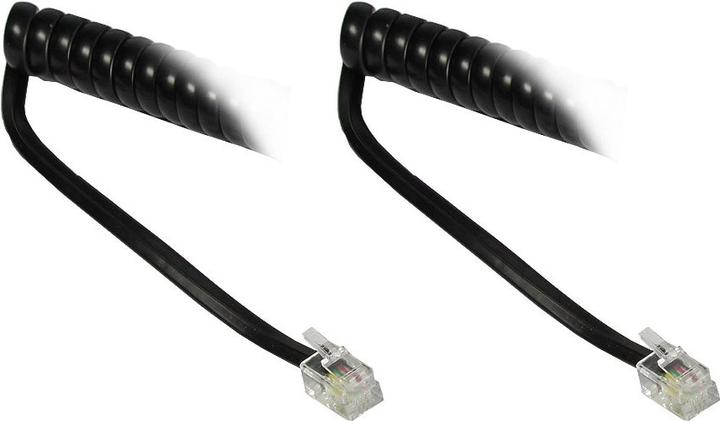 Produktbild Goobay Telefonhörer-Spiralkabel CCA RJ10-Stecker > RJ10-Stecker