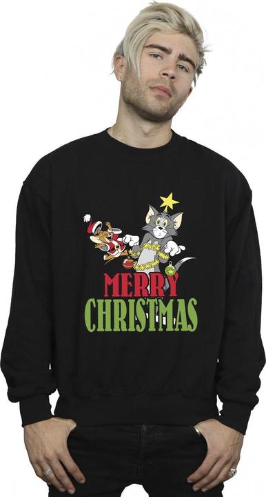 Immagine prodotto Tom & Jerry Merry Christmas Baubles Felpa Uomo (3XL)