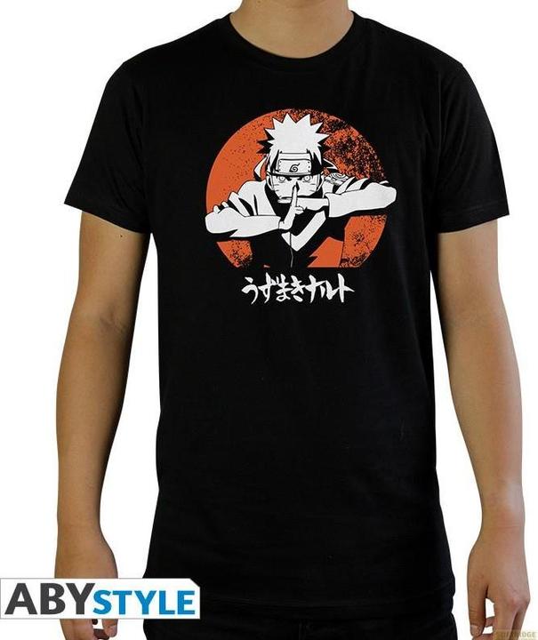Produktbild ABYstyle NARUTO SHIPPUDEN - Tshirt Naruto man SS black - basic (XL)