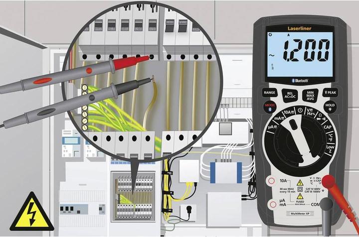 Image du produit Laserliner MultiMeter XP (BT) (CAT III 1000V, CAT IV 600V)