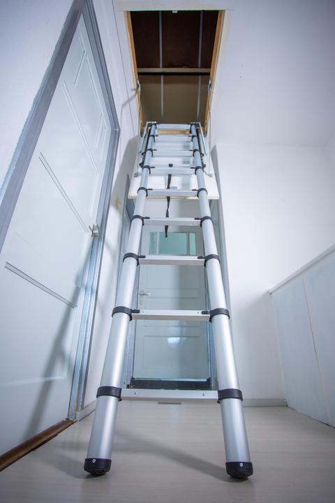 Actual product image Batavia Telescopic loft ladder (Telescopic ladder, 285 cm)