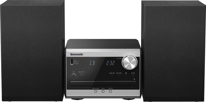 Actual product image Panasonic SC-PM272 Home Audio Microsystem 20 W Silver (Bluetooth, CD player, 2x 10 W)