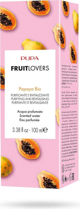 Immagine prodotto Pupa Milano Fruit Lovers Acqua Profumata 002 Papaya 100ml (Eau de cologne, 100 ml)