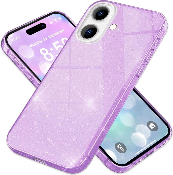 Produktbild Nalia Glitzer Hybrid Hülle (Apple iPhone 16)
