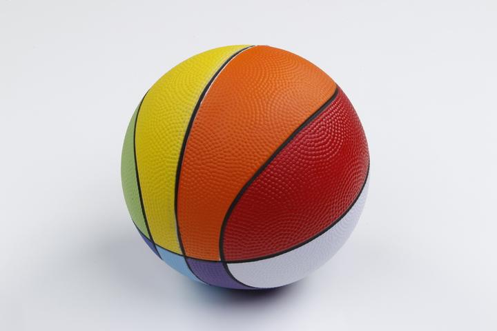 Actual product image Tanga Sports ® PU-Softball Basketball RAINBOW