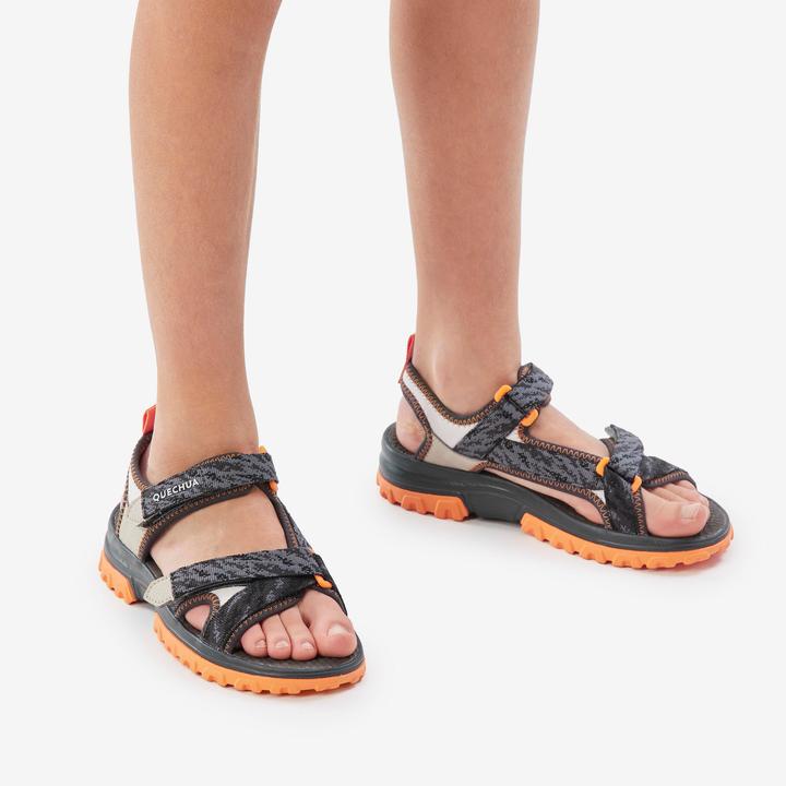 Produktbild Quechua Sandalen Kinder Wandern - NH500 grau/schwarz (28.5)