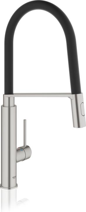 Immagine prodotto Grohe Miscelatore da cucina con bocca flessibile Concetto supersteel opaco 31491