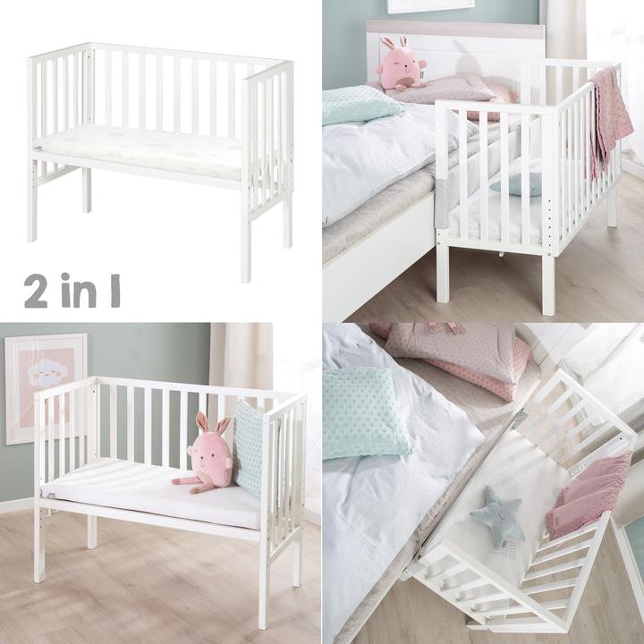 Actual product image Roba Extra bed 2in1 with barrier + mattress