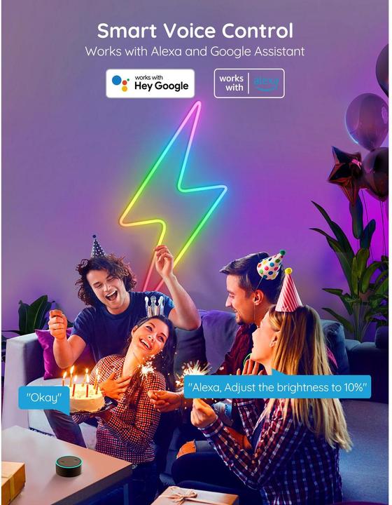 Image du produit Govee Neon (RGBIC, 300 cm, Intérieur)