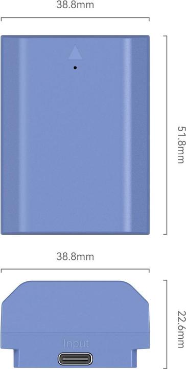 Actual product image SmallRig 4265 NP FZ100 USB C (Rechargeable battery)