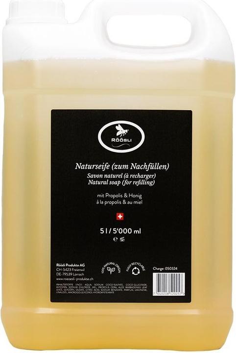 Immagine prodotto Röösli Kosmetika ROEOESLI contenitore di sapone naturale 5lt (Sapone liquido, 5000 ml)