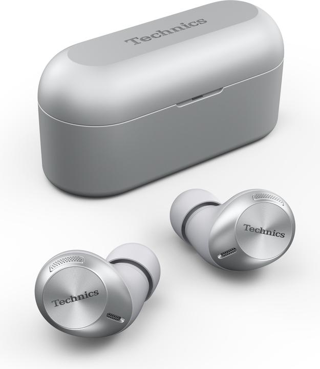 Technics EAH-AZ40E-S Headphones & Headset In Ear Wireless Calls/Music USB Type-C Bluetooth Silver (25 h, Wireless)