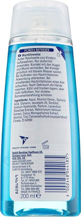 Immagine prodotto Clearasil Liberatori di pori (Acqua micellare, 200 ml)