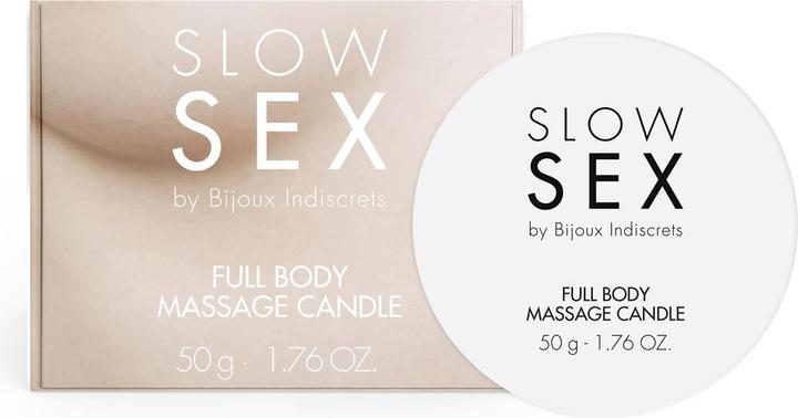 Actual product image Bijoux Indiscrets Bijoux Slow Sex - Body Massage Candle 50 G