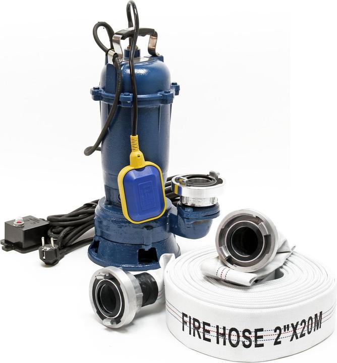 XPOtool Schmutzwasserpumpe 1500W 22800l/h Schwimmer Fäkalienpumpe Baupumpe (Schmutzwasserpumpe)