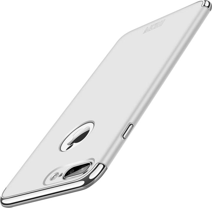 König Design Mobile Case Protection Case for Apple iPhone 7 Plus Bumper 3 in 1 Cover Chrome Silver (Apple iPhone 7 Plus)