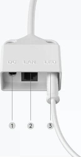 Actual product image Reolink Floodlight F750P 4K camera (4608 x 1728 pixels)