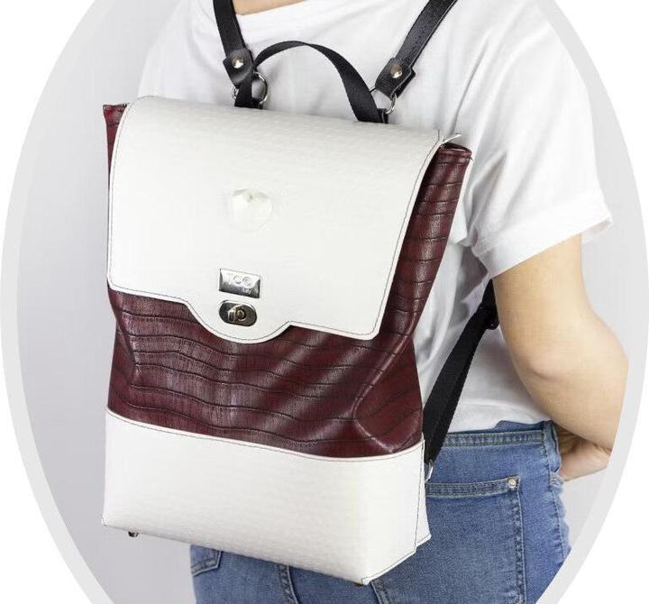 Immagine prodotto Tooitaly Zaino moda Upcycling da bottiglie di PET riciclate dal mare No.20 Fatto a mano in Italia