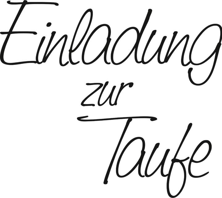 Produktbild Stewo Tampon à motif - Einladung Zur Taufe