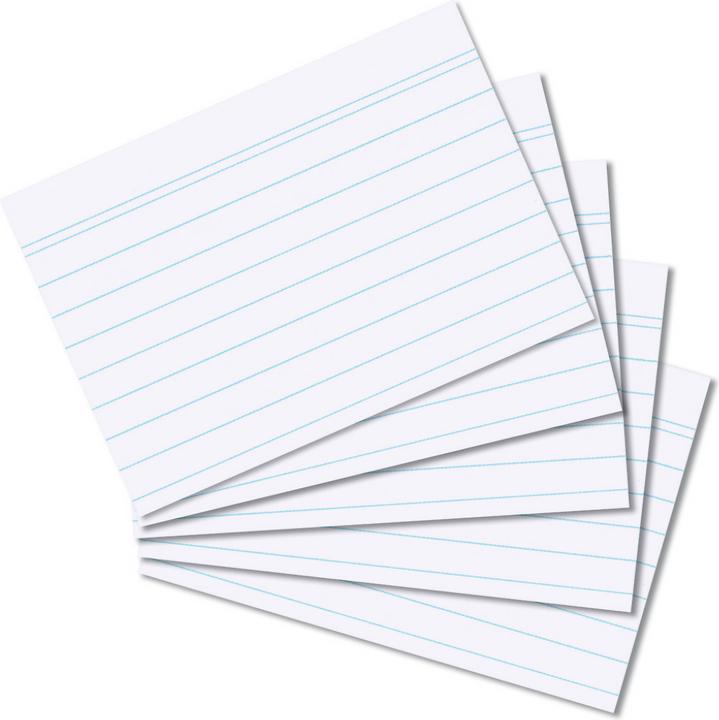 Immagine prodotto Herlitz Scheda indice foderata (A8, 170 g/m², 100 x)