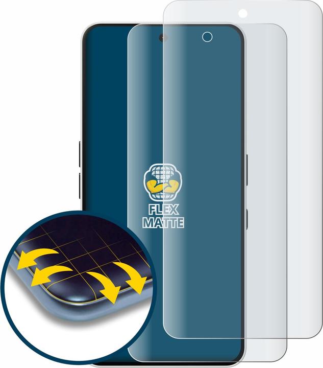 Immagine prodotto BROTECT Full-Screen Pellicola Opaca (2 Pezzo/i, Niente Telefono (3a) Pro)