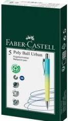 Produktbild Faber-Castell Poly Ball Urban XB Kugelschreiber (5 Stück) Blau (Blau, 5 x)