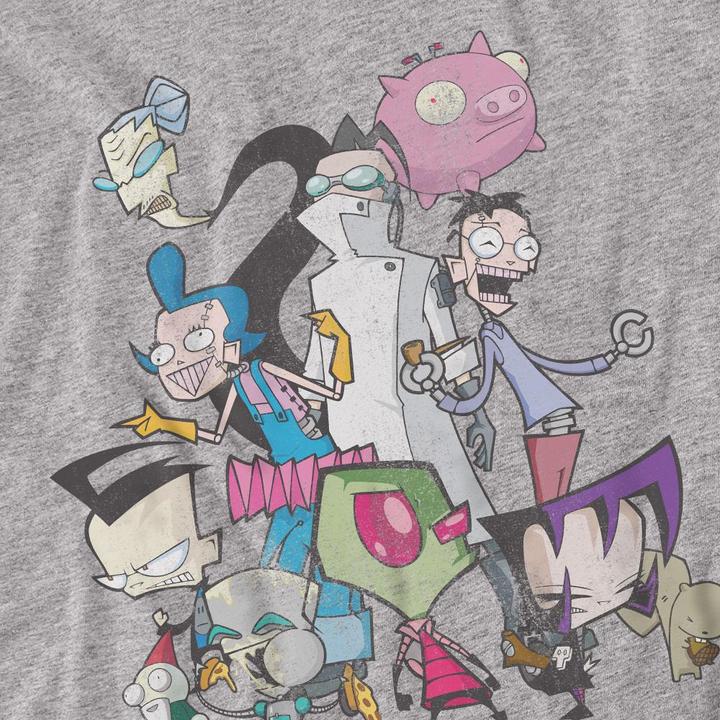 Immagine prodotto Invader Zim Maglietta Foto di gruppo Adulto Unisex (XXL)